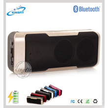 Orador exterior sem fio portátil de Bluetooth mini com banco do poder